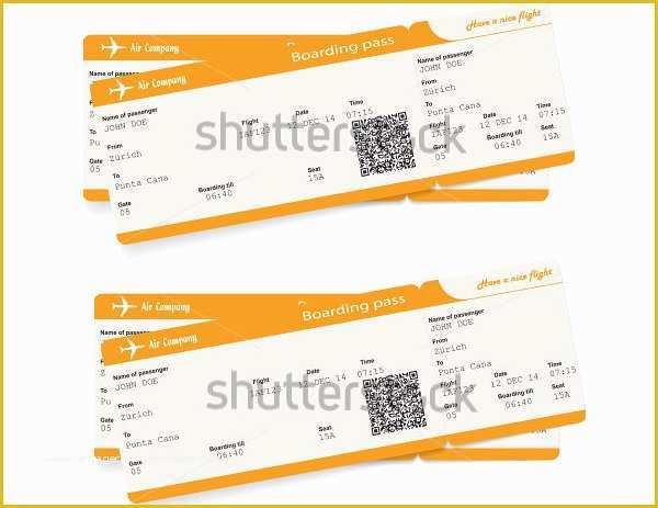 Airline Ticket Invitation Template Free Download Of 63 Ticket Invitation Templates Psd Vector Eps Ai
