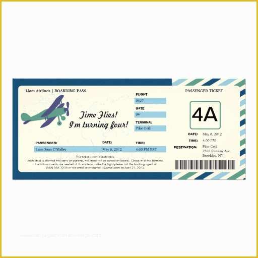 Airline Ticket Invitation Template Free Download Of Airline Ticket Envelope Template