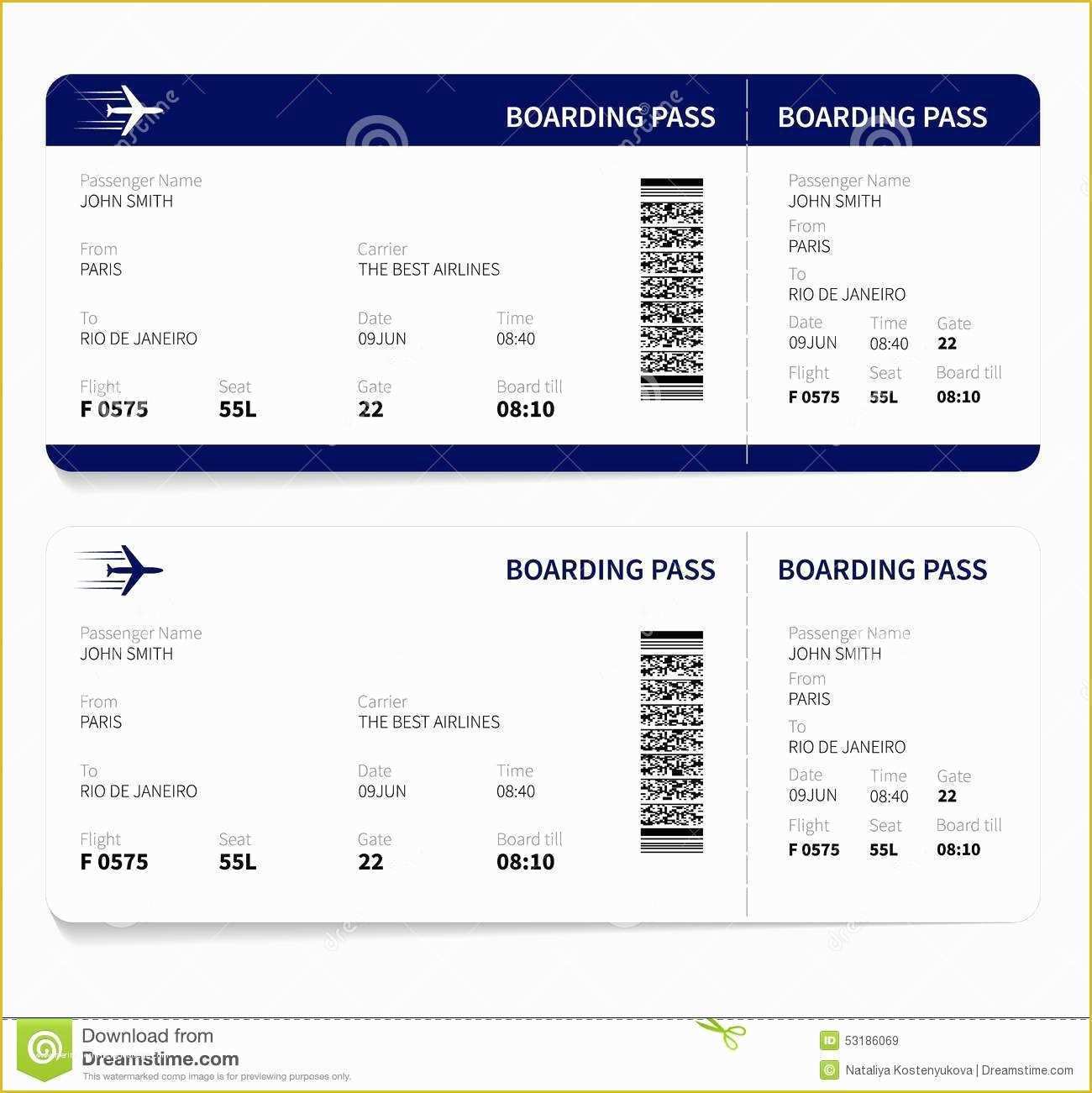 Airline Ticket Invitation Template Free Download Of Airline Ticket Template Free Sample Customer Service