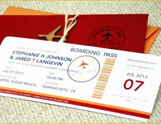 Airline Ticket Invitation Template Free Download Of Birthday Invitations Printable Vector Design Vintage