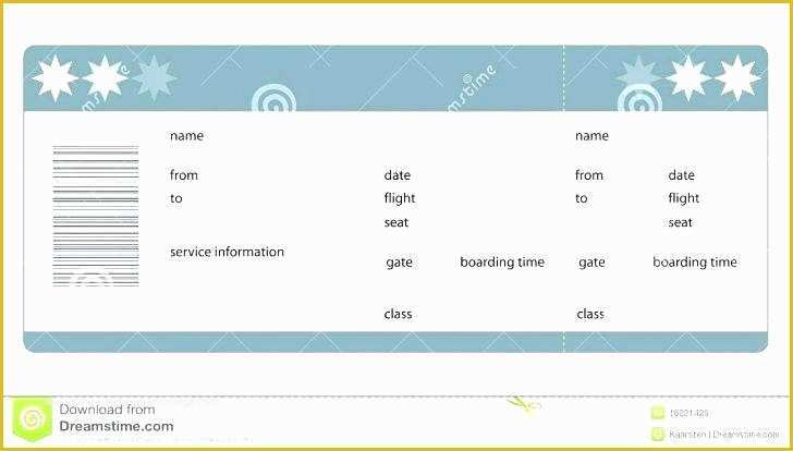 Airline Ticket Invitation Template Free Download Of Plane Ticket Template Airplane Pdf – Sjmedia