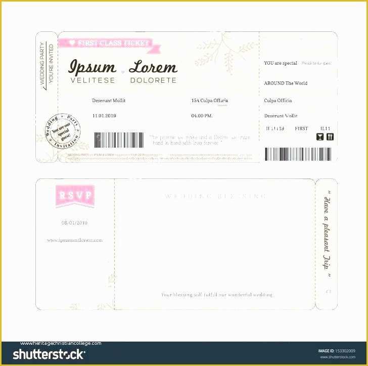 Airline Ticket Invitation Template Free Download Of Pretend Plane Ticket Template Invoice Samples Airline