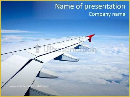 Airplane Powerpoint Template Free Download Of Aviation themed Powerpoint Templates