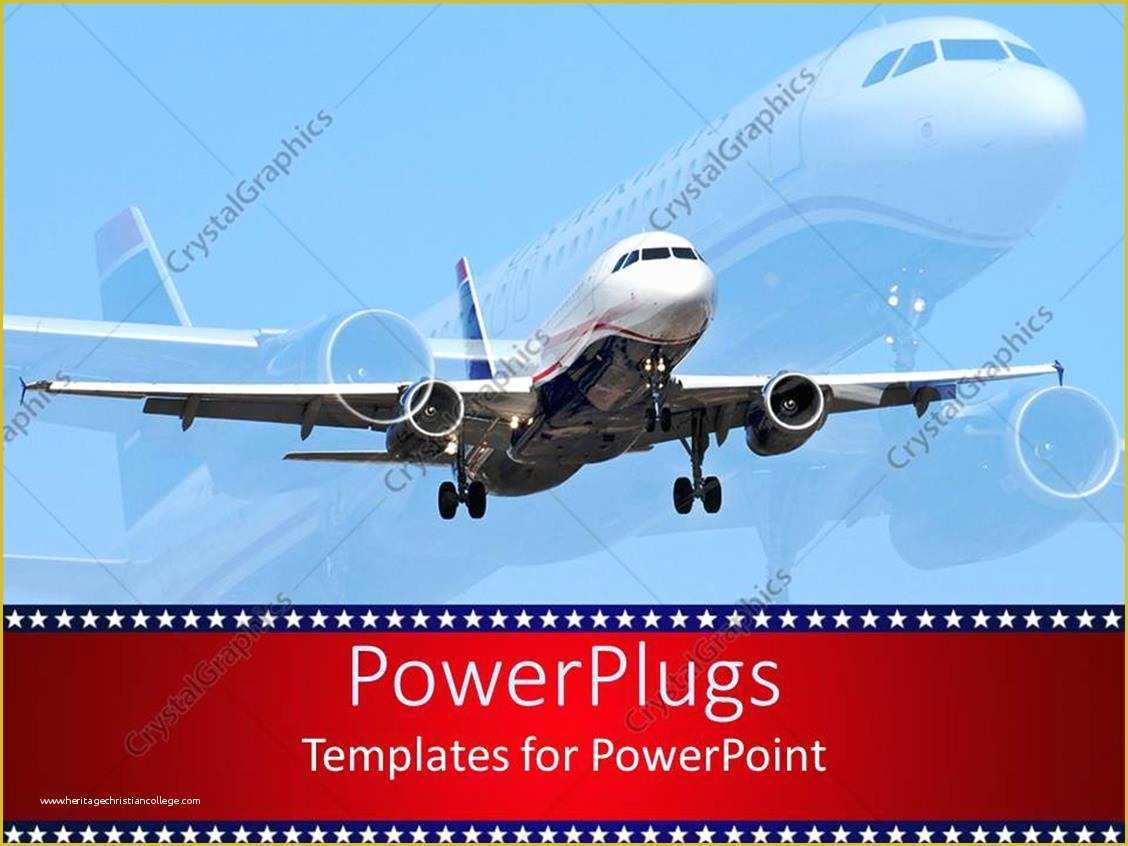 Airplane Powerpoint Template Free Download Of Powerpoint Template Aircraft 1462