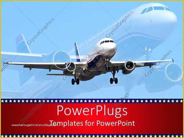 Airplane Powerpoint Template Free Download Of Powerpoint Template Aircraft 1462