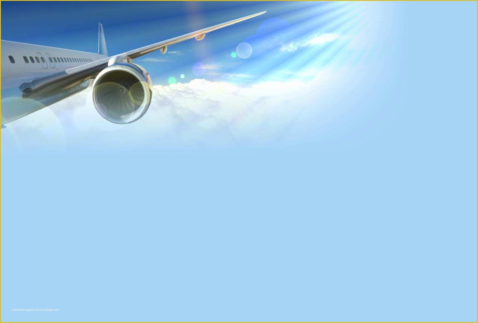 Airplane Powerpoint Template Free Download Of Traveling Wallpaper Wallpapersafari