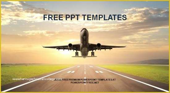 Airplane Powerpoint Template Free Download Of Travelling by Plane Powerpoint Template Free