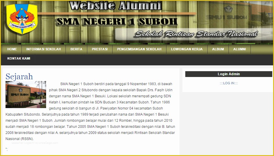 Alumni association Website Templates Free Download Of Download Template Website Berbasis PHP Mysql Dedalinfinity