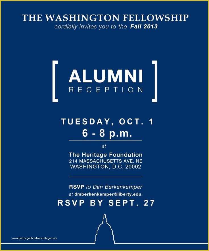Alumni association Website Templates Free Download Of Fall 2013 Alumni Reception Invitation
