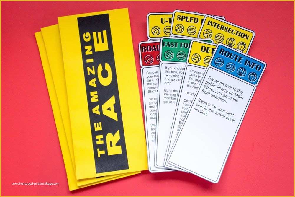 Amazing Race Editable Templates Free Of Amazing Race Clues and Envelopes Misc