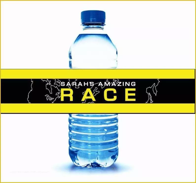 Amazing Race Editable Templates Free Of Amazing Race Favors & Labels Editable — Partygamesplus