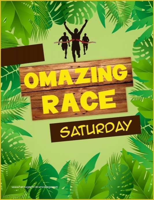 Amazing Race Editable Templates Free Of Amazing Race Jungle theme Template