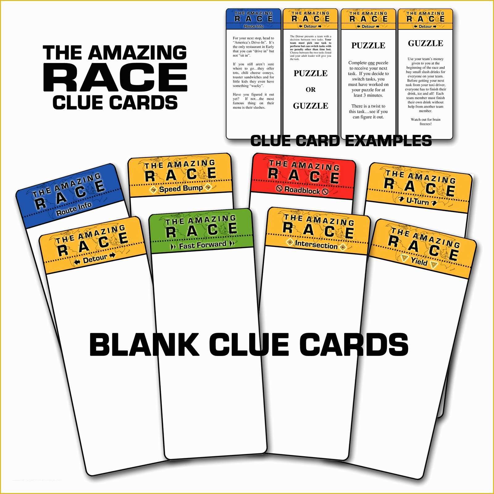 Amazing Race Editable Templates Free Of Paper Perfection Free &quot;amazing Race&quot; Birthday Party