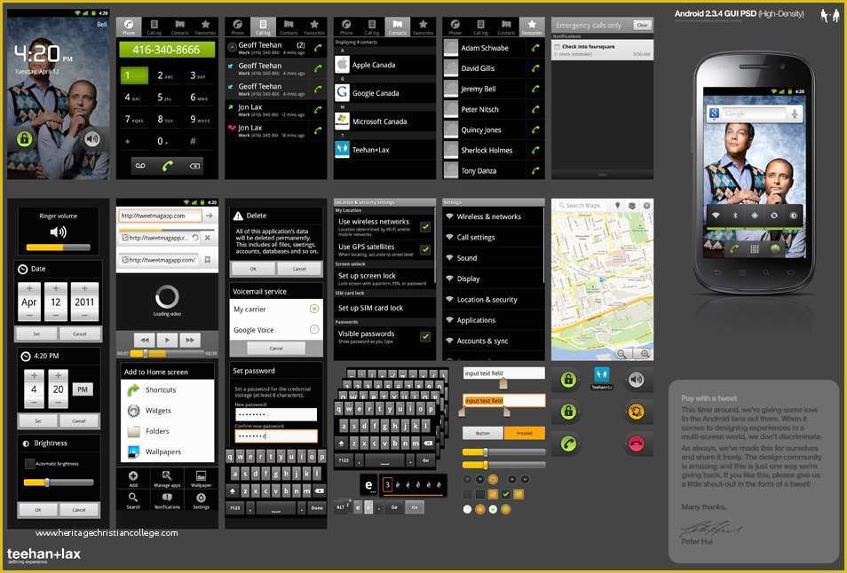 Android App Design Template Free Download Of Android Mobile Psd Mockup 