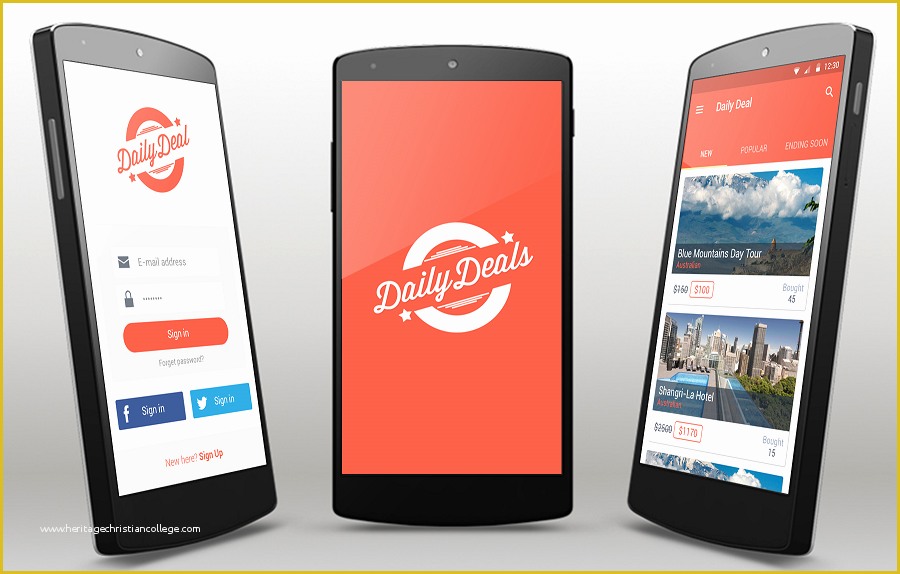 Android App Design Template Free Download Of Deals android App Template