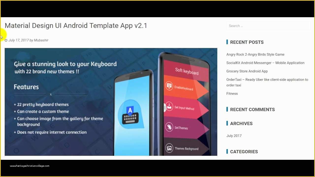 Android App Design Template Free Download Of Material Design Ui android Template App V2 1 Free