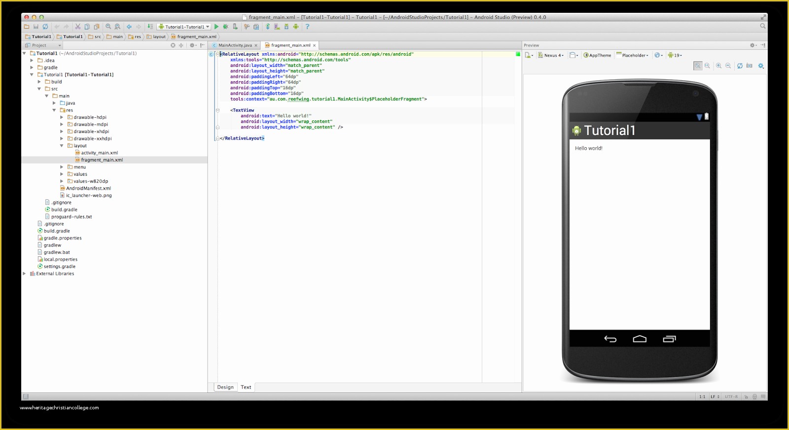 Android App Templates for android Studio Free Of android Studio Tutorials Your First android App Hello