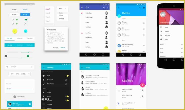 Android App Templates for android Studio Free Of Free Material Design Gui Templates &amp; Icon Sets Idevie