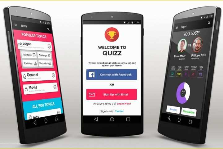 Android App Templates for android Studio Free Of Quiz android App Template