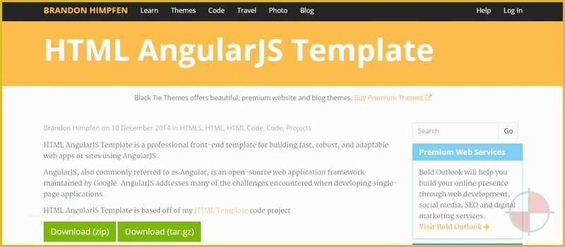Angular Website Templates Free Of 10 Free Angularjs Templates