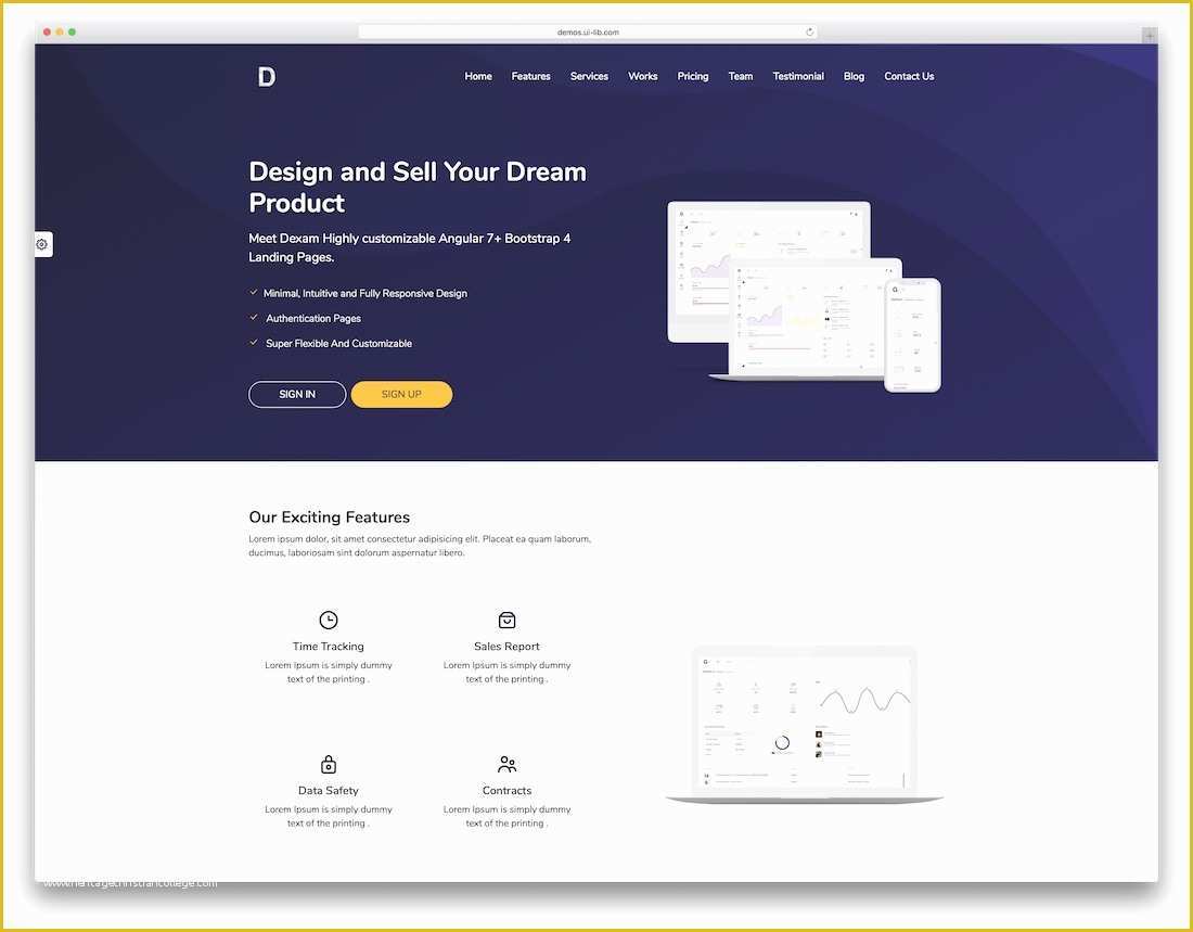 Angularjs Website Template Free Download Of 26 top Responsive Angularjs Website Templates 2019 Colorlib