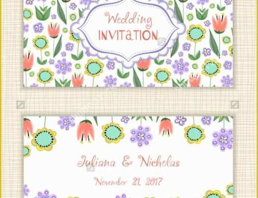 Animated Invitation Templates Free Of 75 Wedding Invitations In Psd
