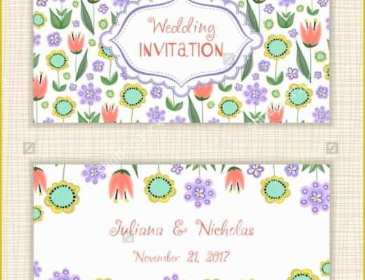 Animated Invitation Templates Free Of 75 Wedding Invitations In Psd