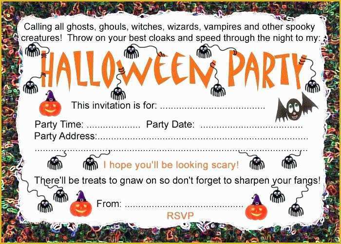 Animated Invitation Templates Free Of Free Animated Halloween Invitations