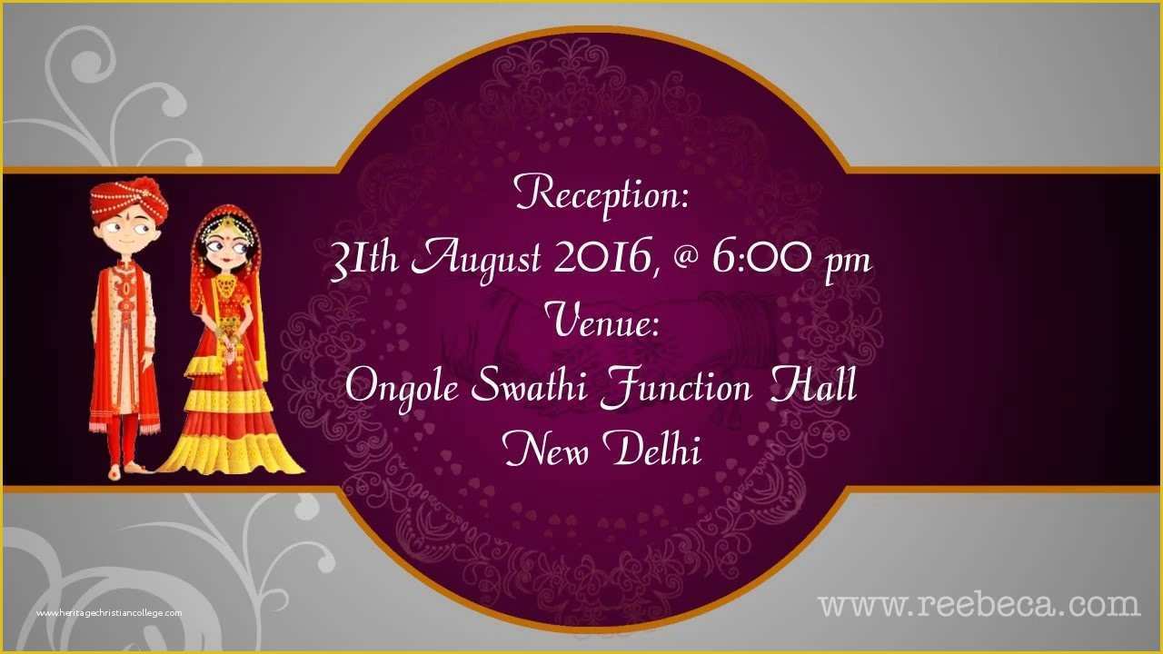 Animated Invitation Templates Free Of Shubh Vivah Indian Animated Wedding Video Invitation