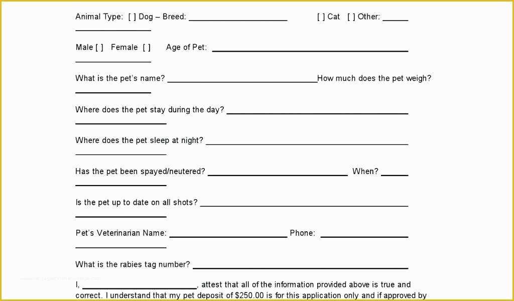 Apartment Application Template Free Of Apartment Application Sample