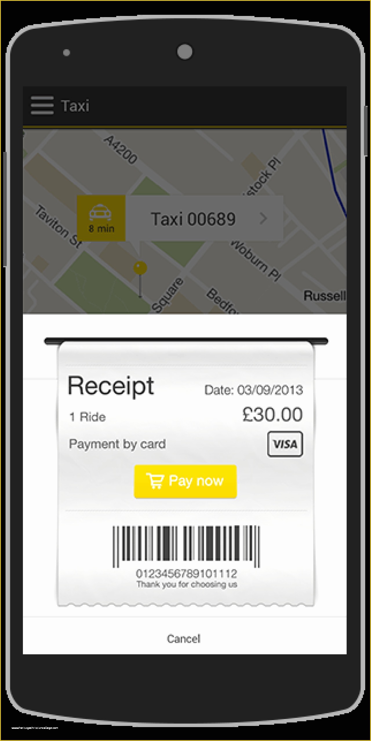 App Templates Free android Of Buy Taxi android App Template Travel