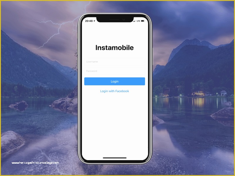 App Templates Free android Of Login Screen App Template In React Native Free Download