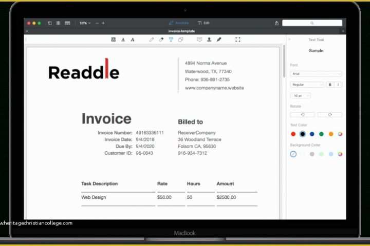 Apple Invoice Template Free Download Of Free Invoice Template for Mac