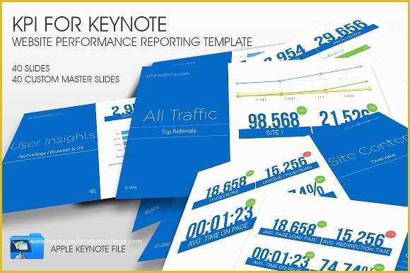 Apple Keynote Templates Free Of Kpi Apple Keynote Template Presentation Templates On