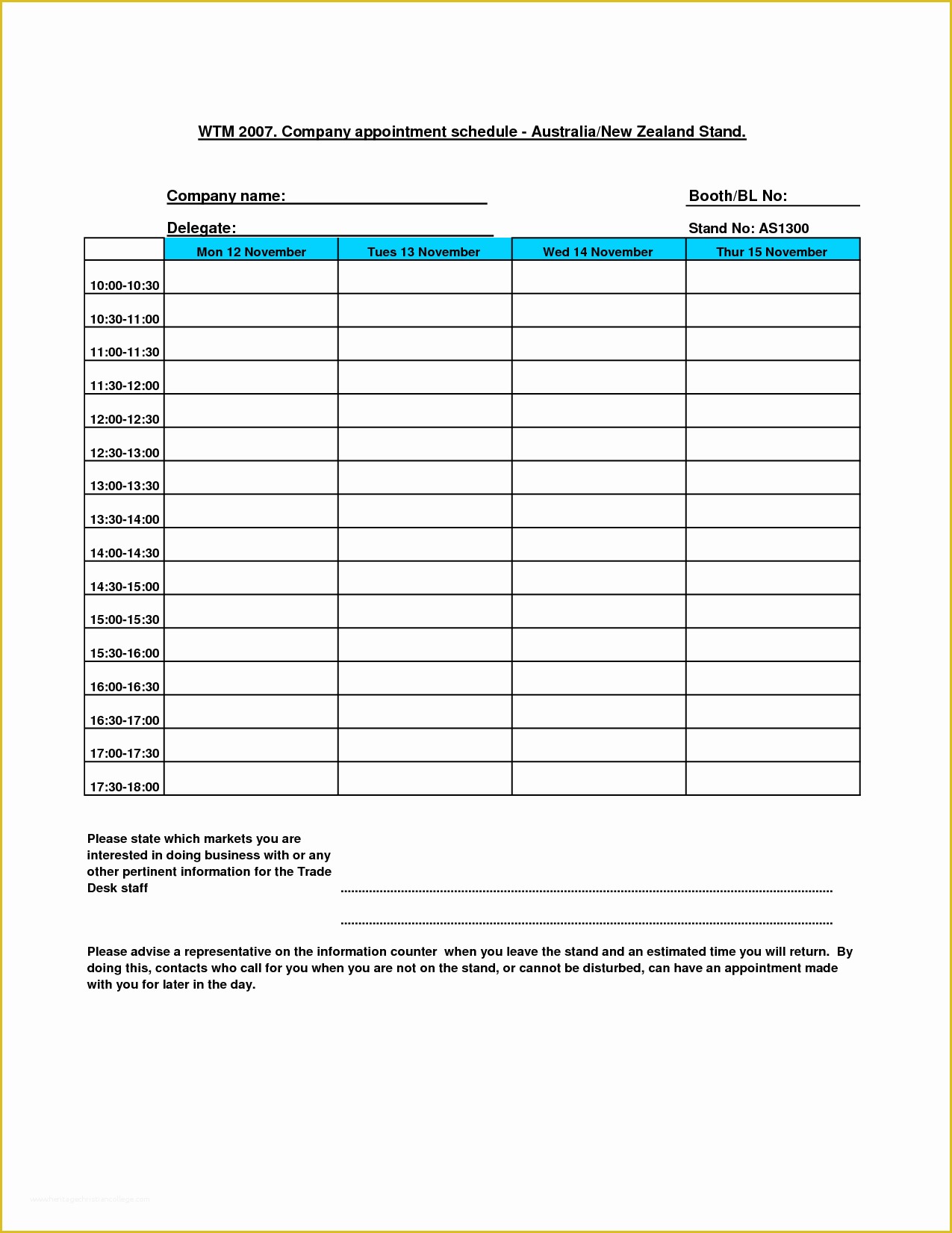 Appointment Book Template Free Printable Of 6 Best Of Printable Daily Appointment Book