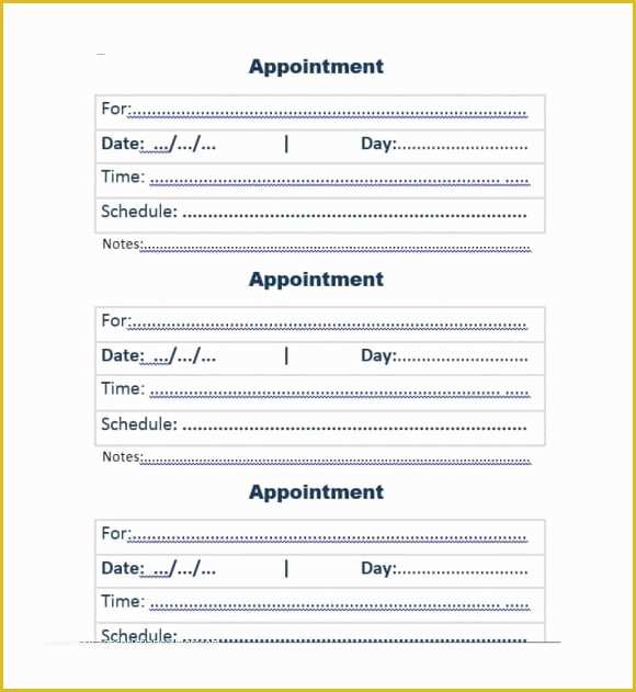 Appointment Reminder Cards Template Free Of Appointment Reminder Card Template Business Templates Best