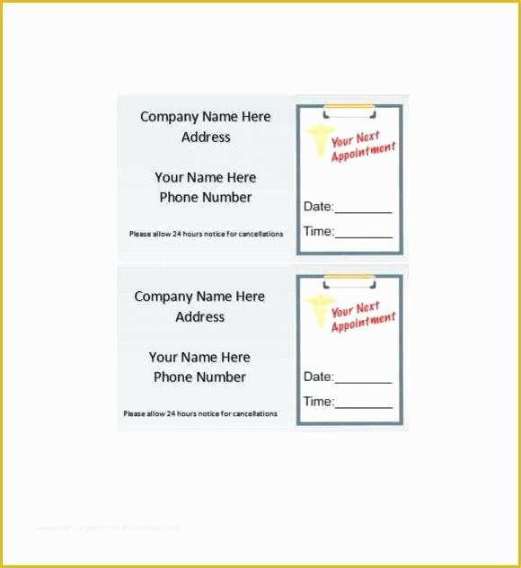 Appointment Reminder Cards Template Free Of Patient Appointment Reminder Letters Template Dental