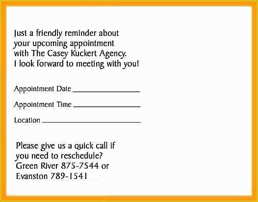 Appointment Reminder Cards Template Free Of Reminder Letter Template – Buildbreaklearn
