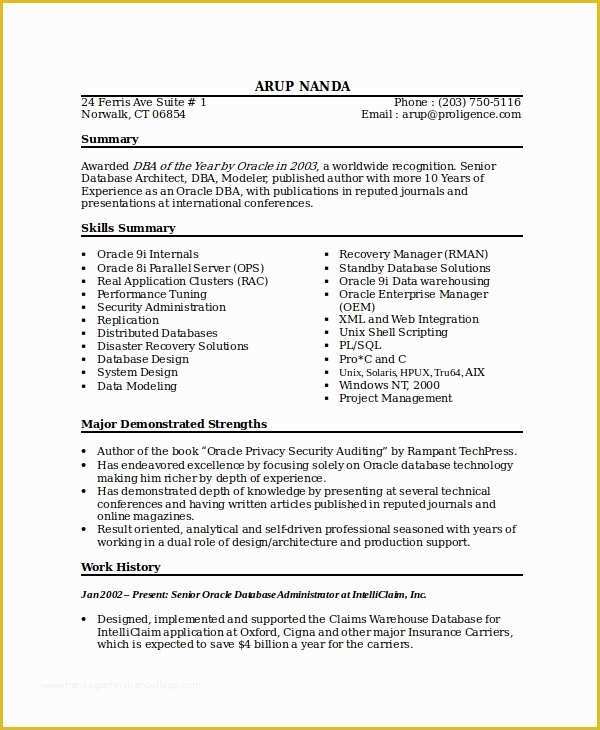 Architecture Resume Template Free Of Architect Resume Template 5 Free Word Pdf Documents