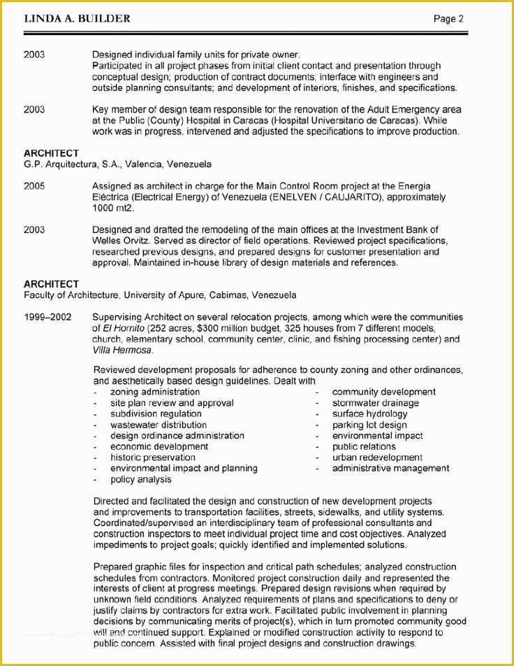 Architecture Resume Template Free Of Best 25 Architect Resume Ideas On Pinterest
