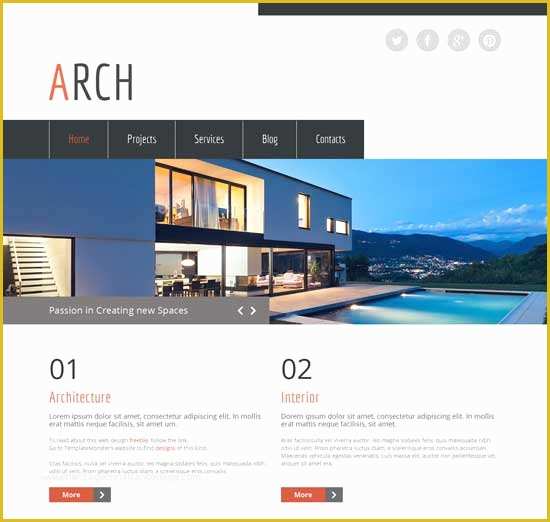 Architecture Website Templates Free Download Of 40 Best Architecture Construction Website Templates 2019