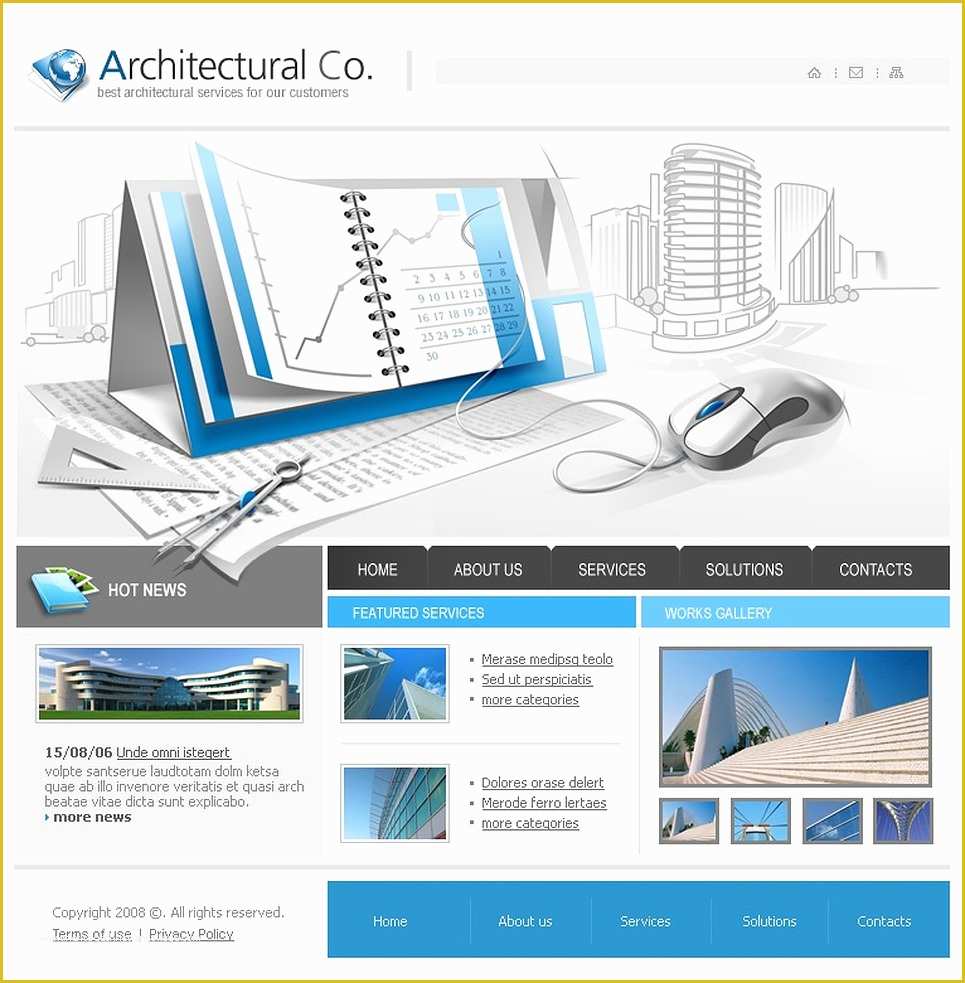 Architecture Website Templates Free Download Of Architecture Website Template Web Design Templates