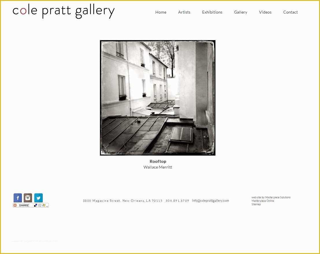 Art Gallery Websites Templates Free Of Art Gallery Website Templates