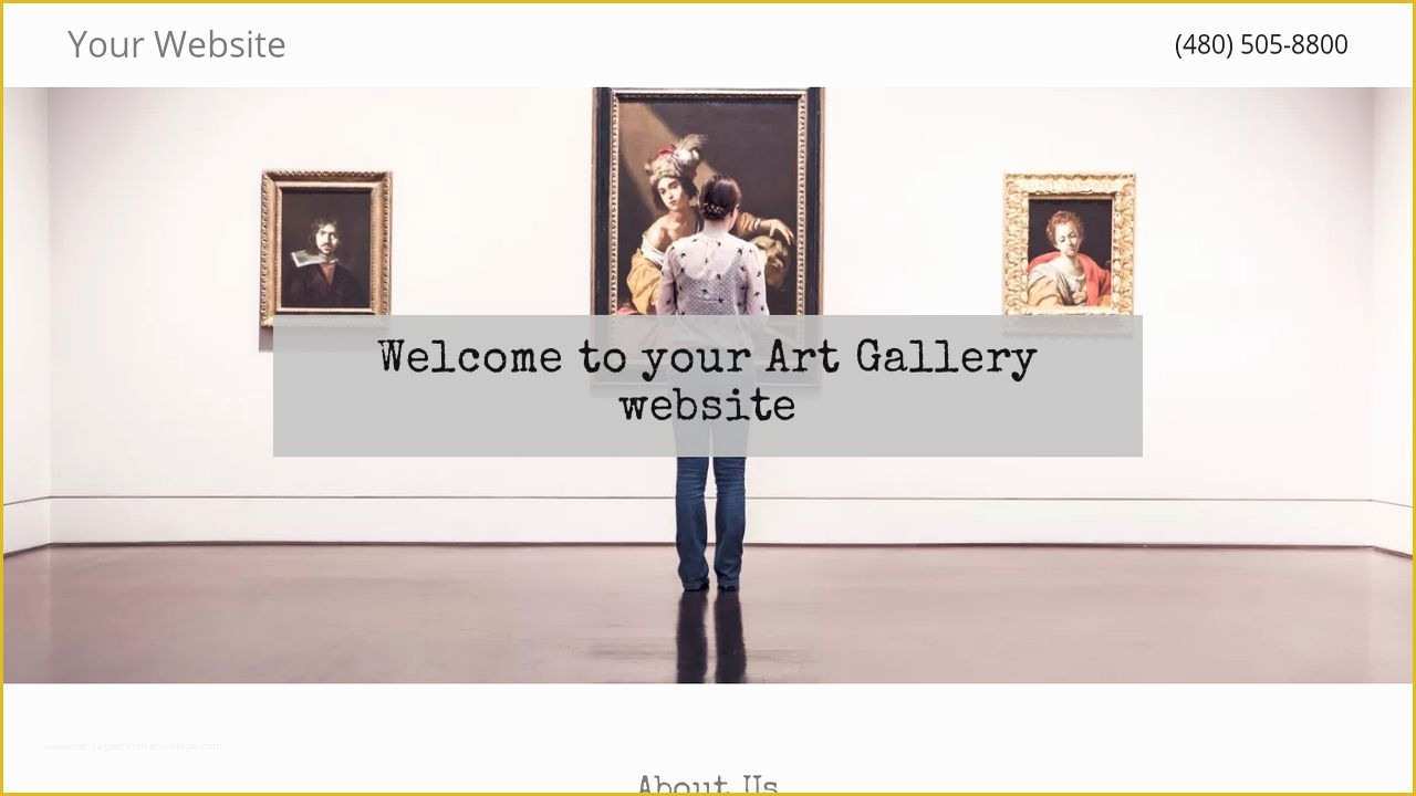 Art Gallery Websites Templates Free Of Art Gallery Website Templates