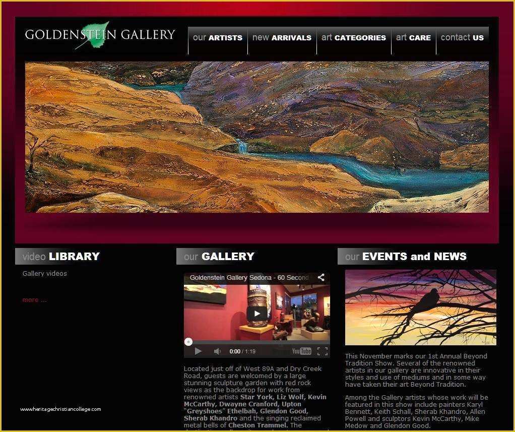 Art Gallery Websites Templates Free Of Art Gallery Website Templates