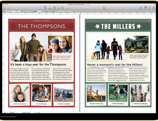 Article Website Template Free Download Of Create A Holiday Newsletter with Pages or I