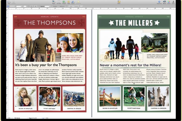 Article Website Template Free Download Of Create A Holiday Newsletter with Pages or I