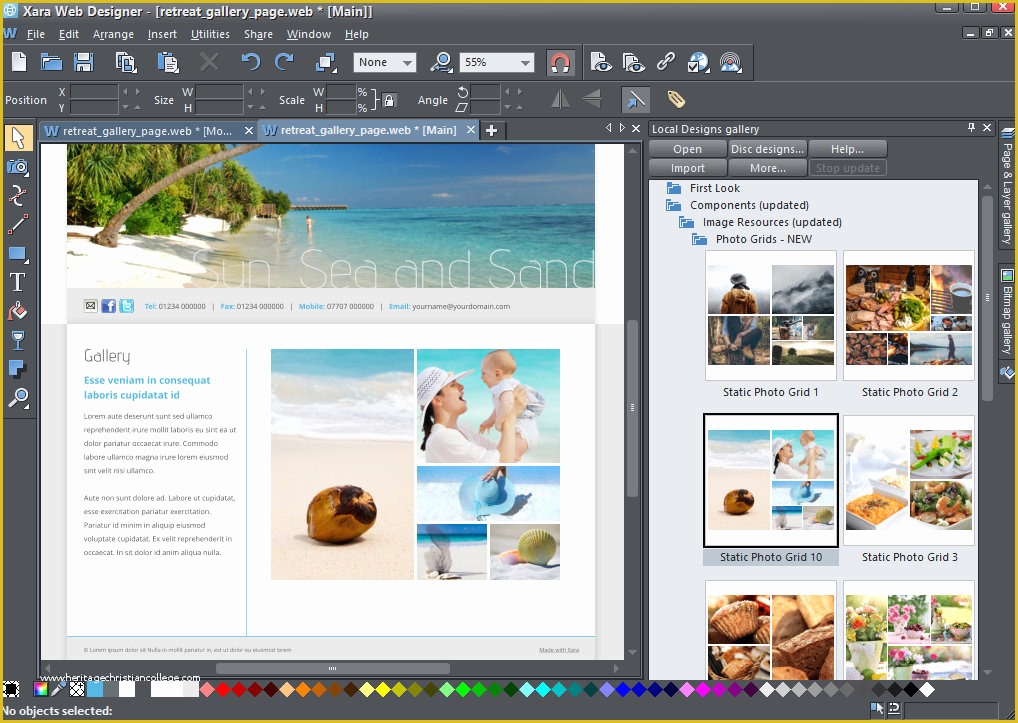 Article Website Template Free Download Of Xara Web Designer 16 0 0 Free software