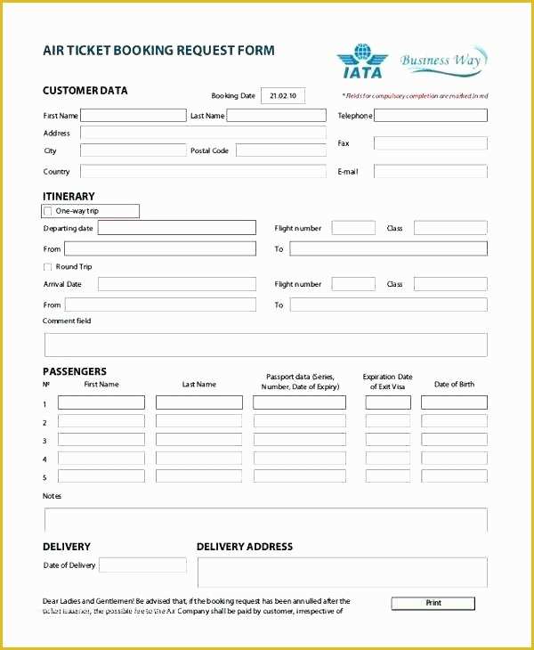 Artist Booking form Template Free Of Travel Request form Example Artist Booking Template