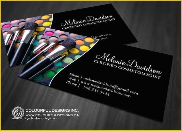 Artist Business Cards Templates Free Of 1000 Images About Makeup Artist Business Cards On